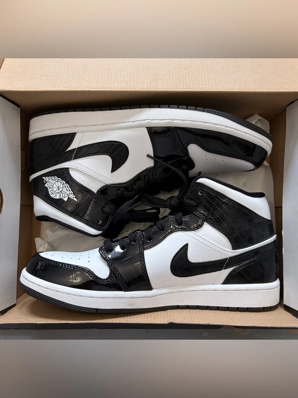 Air Jordan 1 Mid SE All Star Carbon Fiber DD1649-001 Men’s 10.5 OG Box